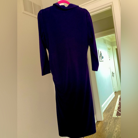Navy Wrap Dess - Picture 5 of 8